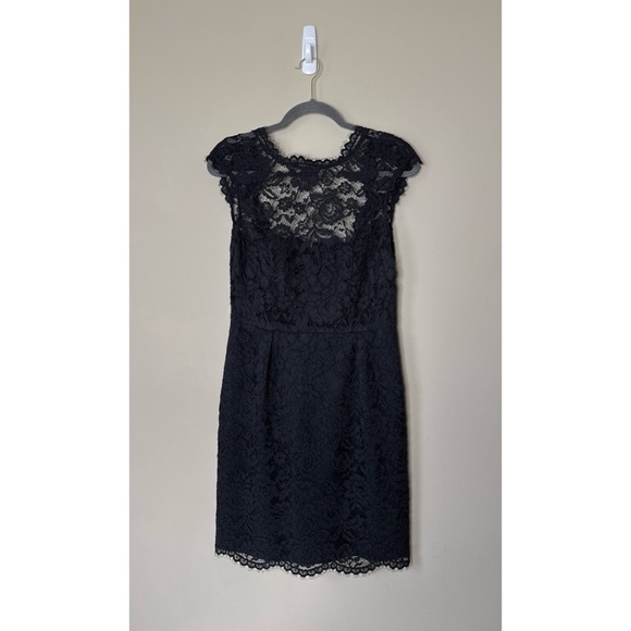 Shoshanna Dresses & Skirts - Shoshanna Corlears Olivia Black Lace Dress Size 8